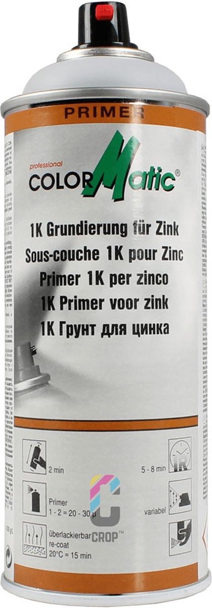 Colormatic Zink Primer Grijs in Spuitbus