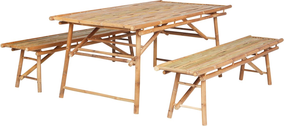 TINDARI - Tuinset 4-zits - Lichthout - Bamboe