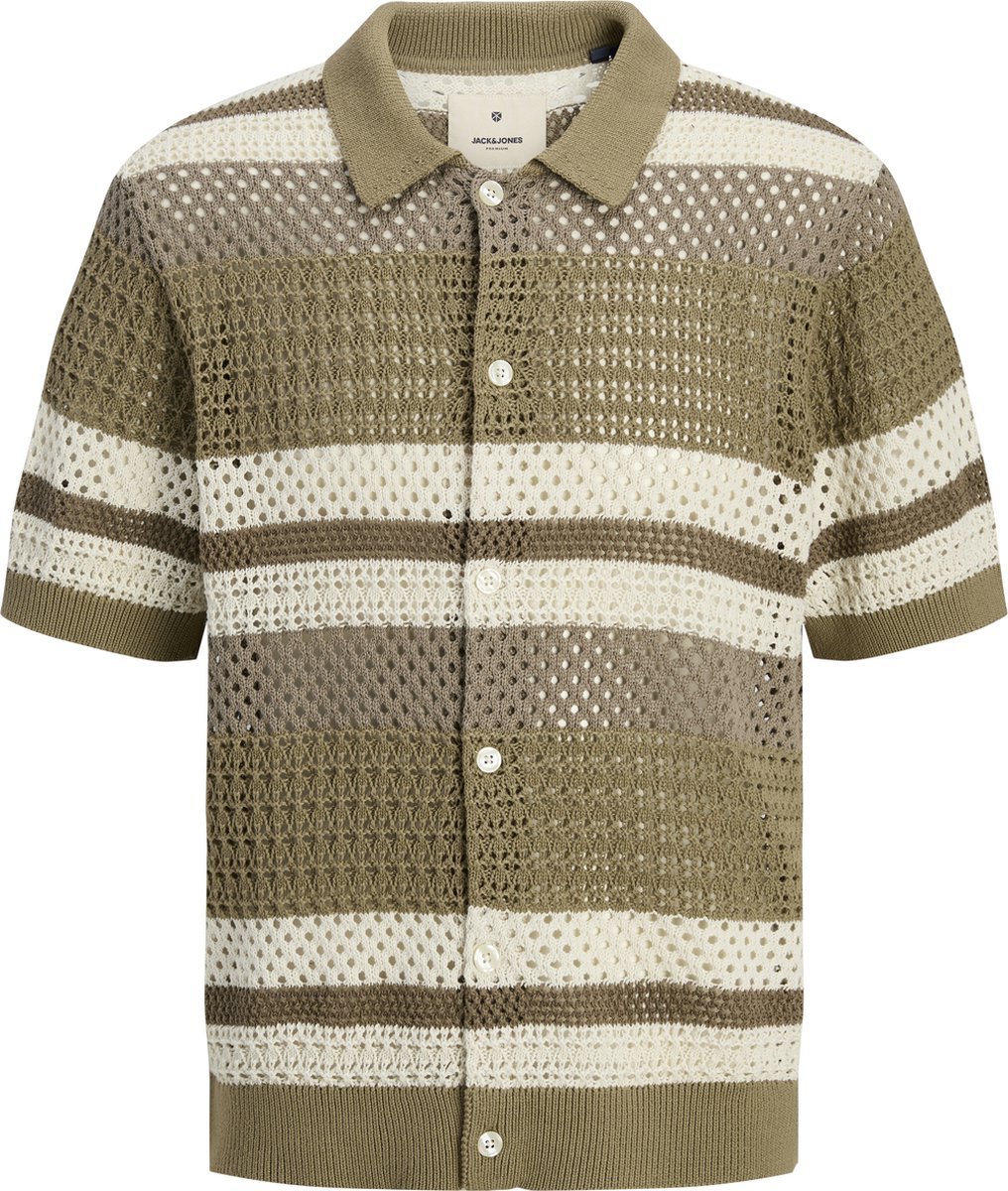 Jack & Jones Gebreide overhemd Gestreept Gebreide overhemd