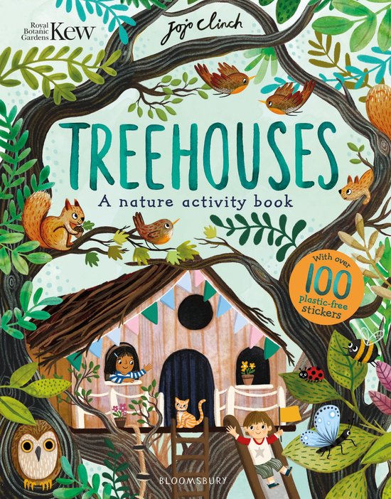 KEW Treehouses Sticker Activity Book - cover