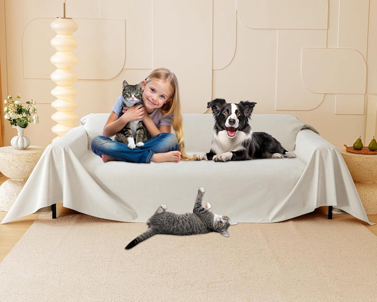 Goodivery ® Beschermende Sofa Overtrek voor Huisdieren en Kinderen met Anti-Kras Functie