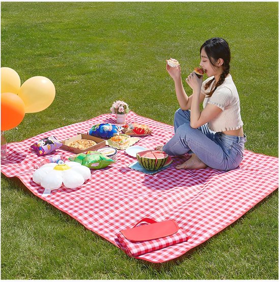 Sekey Picknickdeken, waterdicht, 200 x 200 cm, zandbestendige strandmat