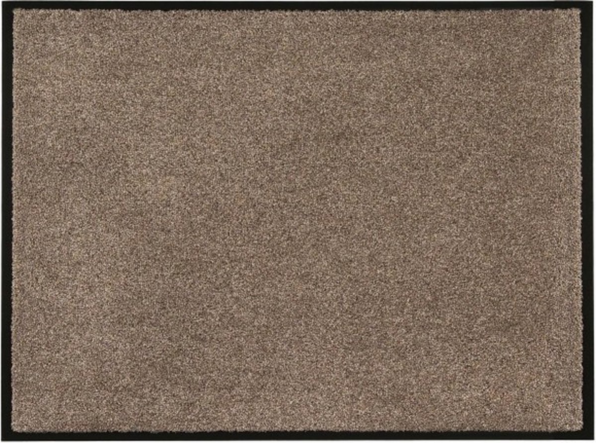 MD-Entree MD Entree - Sahara Sand Deurmat - Droogloopmat - Schoonloopmat - 60 x 80 cm - Poolhoogte 10 mm - Antislip - Hoge vochtabsorptie - Wasbaar - Hoogwaarige kwaliteit - Verschillende afmetingen & Kleuren. Bruin