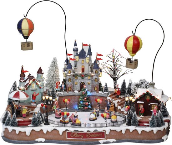 Kasteel Met Luchtballonnen