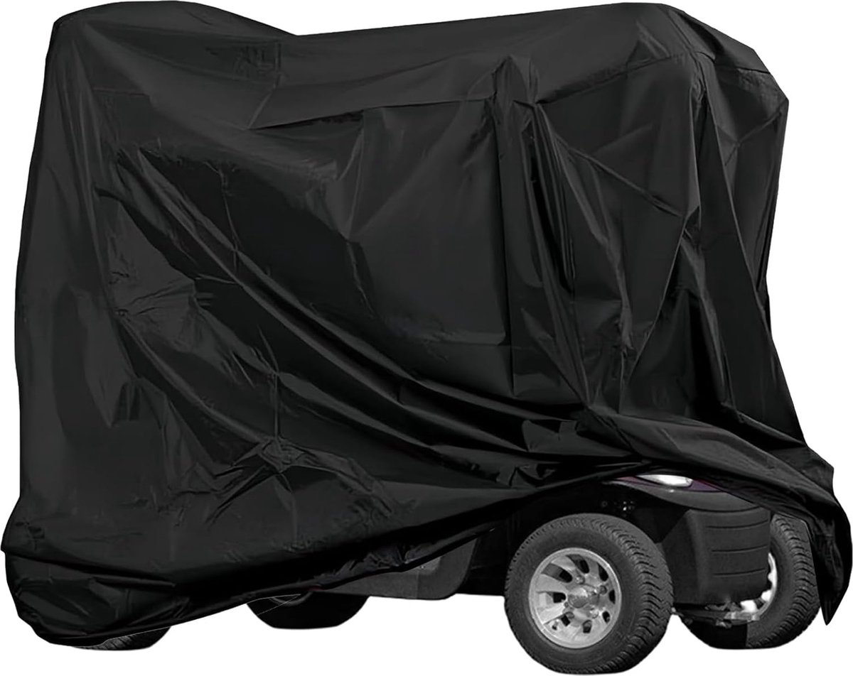 Beschermhoes voor elektrische mobiel, 140 x 66 x 91 cm, waterdicht, bescherming voor de meeste elektrische mobielen, afdekzeil, motorhoes, rolstoel, beschermhoes