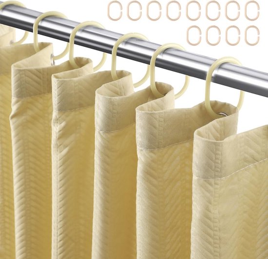 IDesign 12052EU Fodera Doccia Anti-Muffa PEVA Diametro 3, 183 X 183 Cm Trasparente 59091079