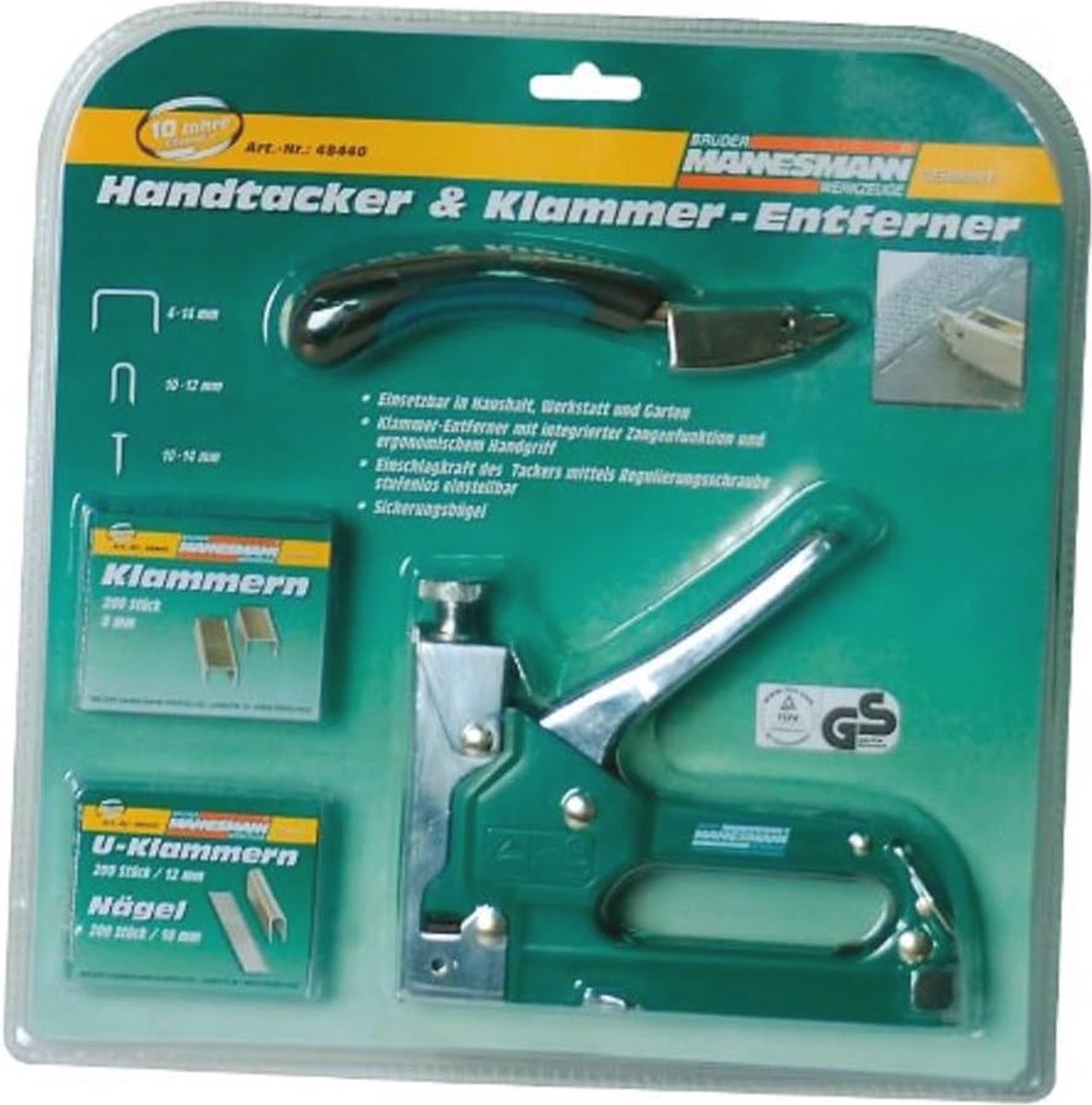 Handtacker Starterset met Nietverwijderaar en Nietjes - Perfect voor Diverse Materialen