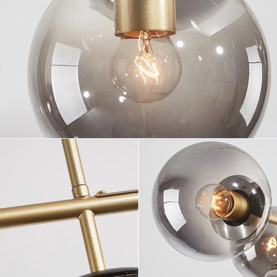 Moderne glazen hanglamp Bora No.3