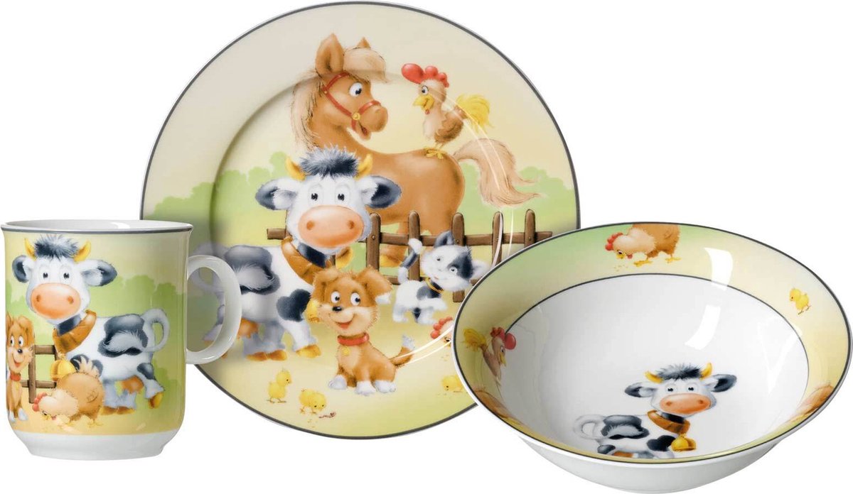 Kindergeschirr Hoftiere