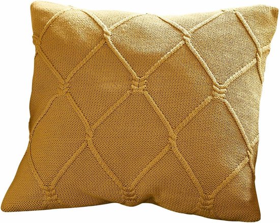 Housse de coussin LOBERON Cresil jaune