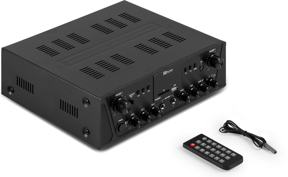 Geluidsinstallatie met Bluetooth - PV220BT 2-zone versterker audio + 2 BD50B opbouw speakers - 5'' thumbnail 6