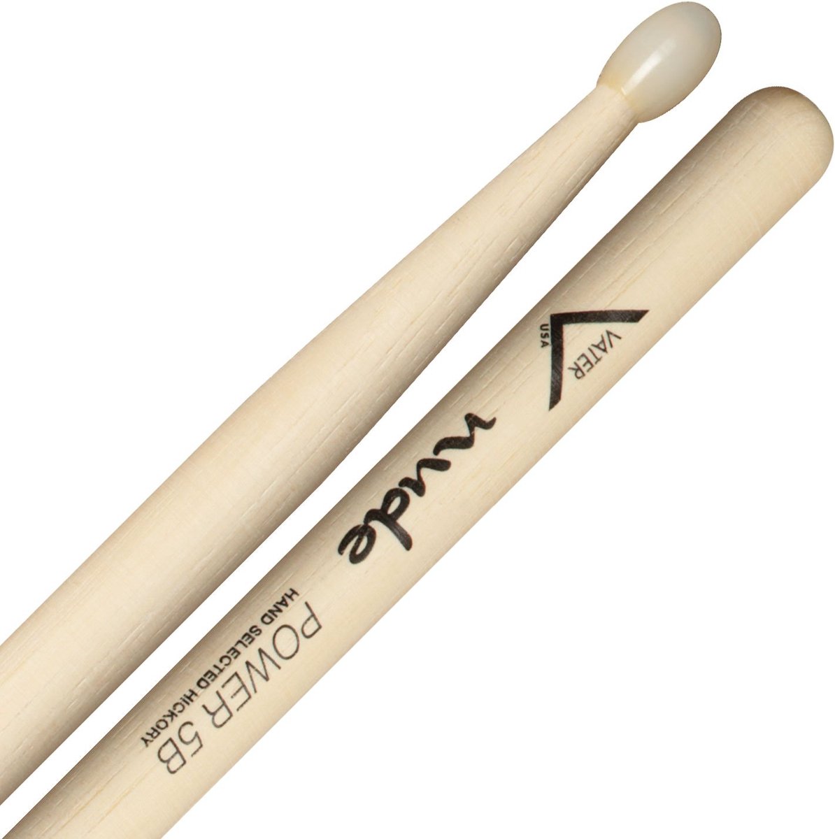 Vater VHNP5BN Nude Power 5B drumstokken met nylon tip