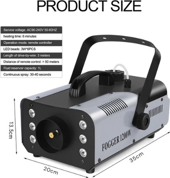 KS Tools 550.1470 Rookmachine Voor Lekzoeken - Met 2Ah Accu, 36-delig