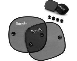 Lionelo Sunshade - Zonneschermen voor het autoraam - Set van 2 zonneschermen - Gemakkelijk en snel de- en monteren