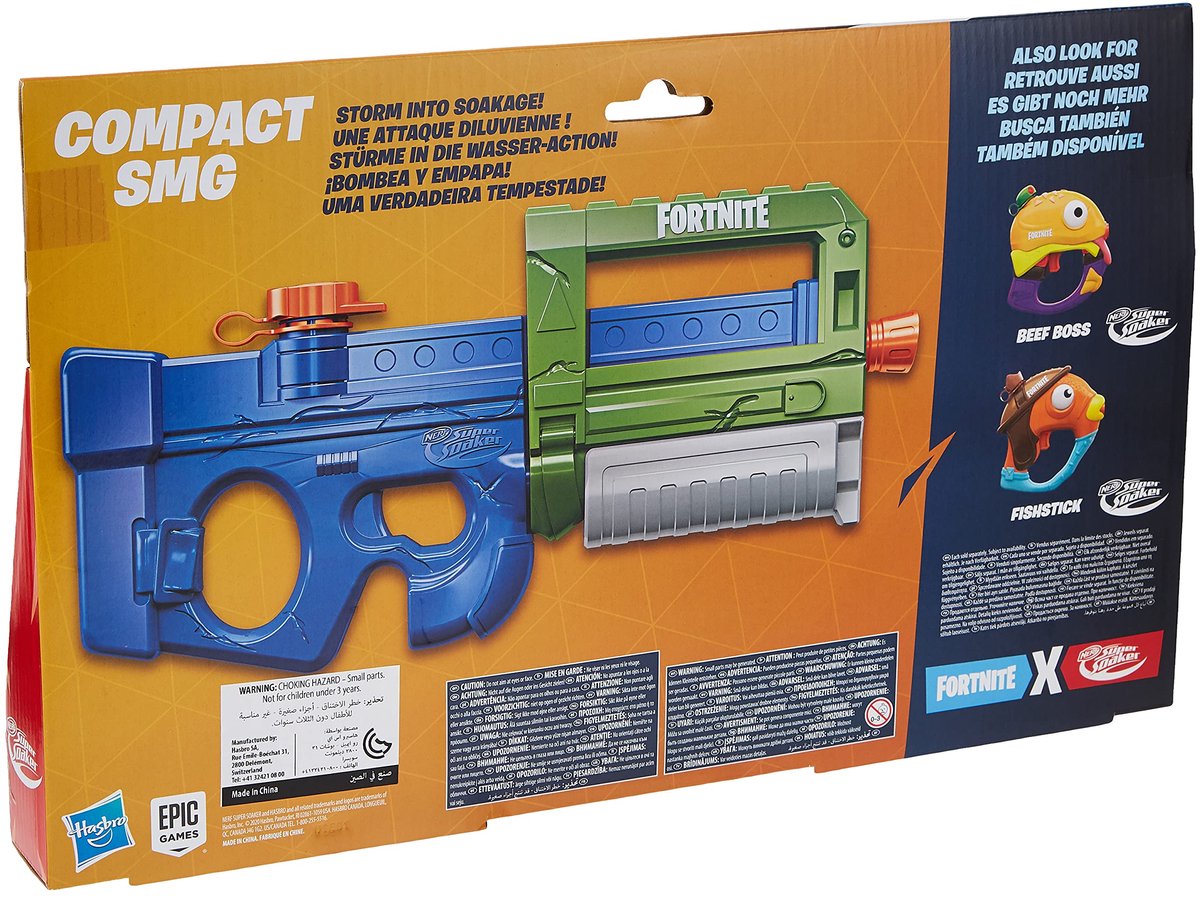 NERF Fornite SuperSoaker SMG - Waterpistool — afbeelding 6