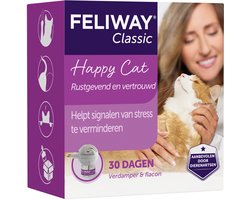 Feliway Classic - Startset - 1 Verdamper met 1 Vulling - 48 ml - Anti-stress voor Kat