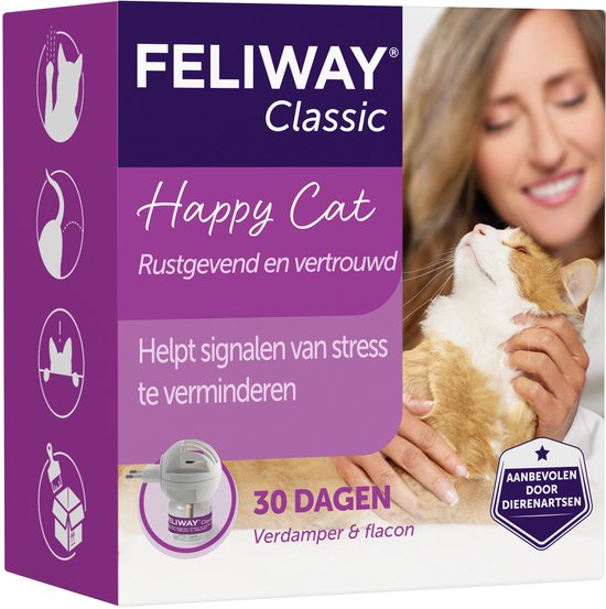 Feliway Classic - Startset - 1 Verdamper met 1 Vulling - 48 ml - Anti-stress voor Kat