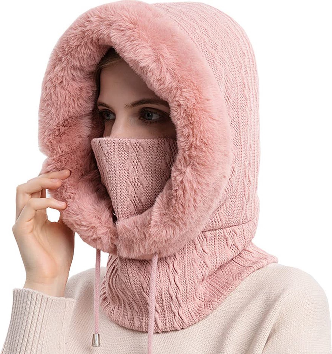 JGS ® Beschermende Winterhoed voor Dames met Multifunctioneel Ontwerp en Comfortabele Pasvorm