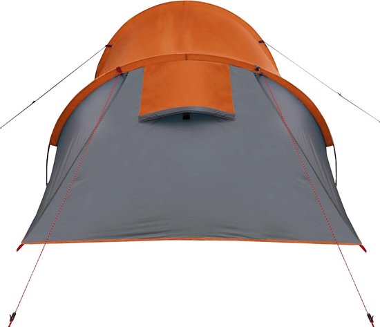 vidaXL - Tunneltent - 3-persoons - waterdicht - oranje van Vidaxl — afbeelding 5