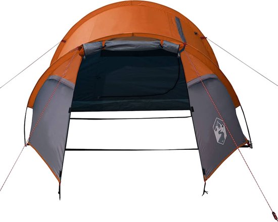 vidaXL - Tunneltent - 3-persoons - waterdicht - oranje van Vidaxl — afbeelding 4