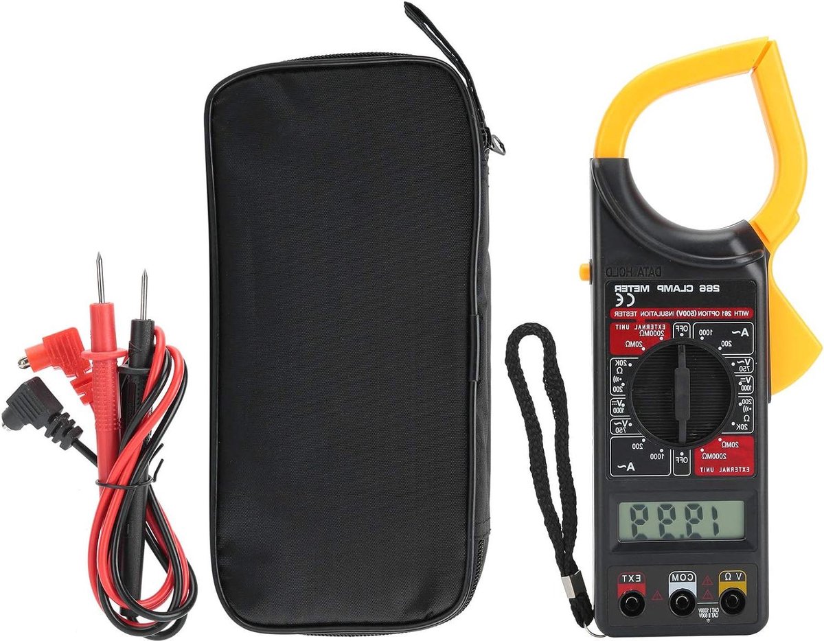 Multimeter DT 266 Digitale stroomtang - Handheld Ampèremeter Voltmeter .