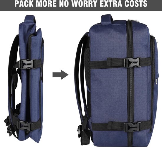 Samsonite Paradiver Light - Ryanair Handbagage 40 x 20 x 25 cm, 20 L, 0,80 kg, Handbagage, Vliegtuig Rugzak XS Onderzetter, Zwart