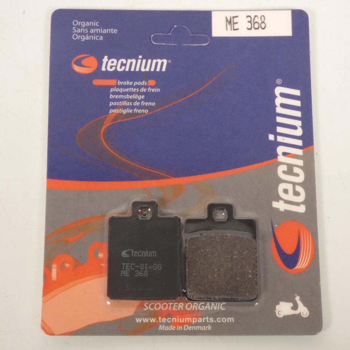 tecnium remblokje voor piaggio 50 zip sp 2t scooter 1996 tot 2014 av nieuw