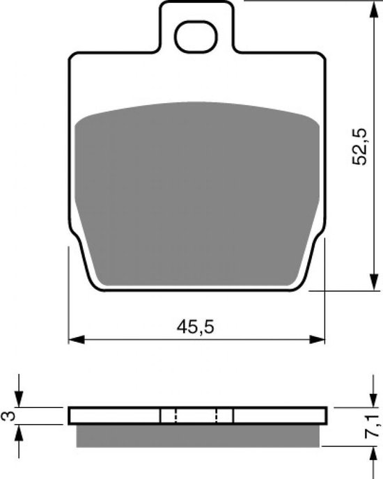 Plaquettes De Frein AVANT Gold Fren Pour Scooter LML Star 125 4T (2010-2015) - Métal Fritté Or