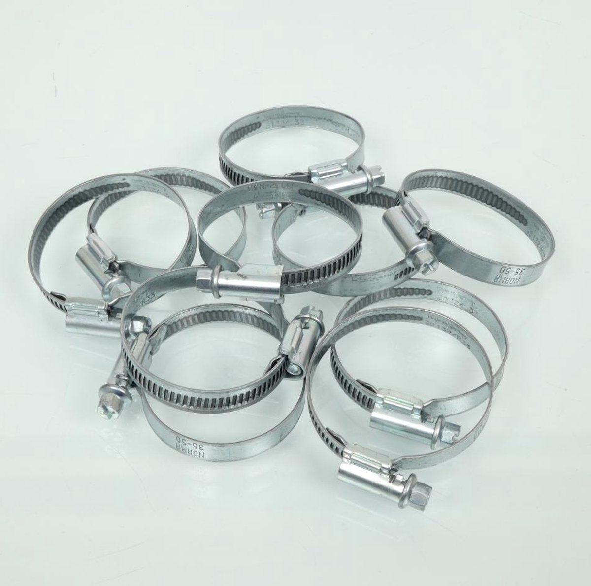 Collier de serrage type serflex Ø35/50x9.2mm Norma pour moto auto bricolage Neuf