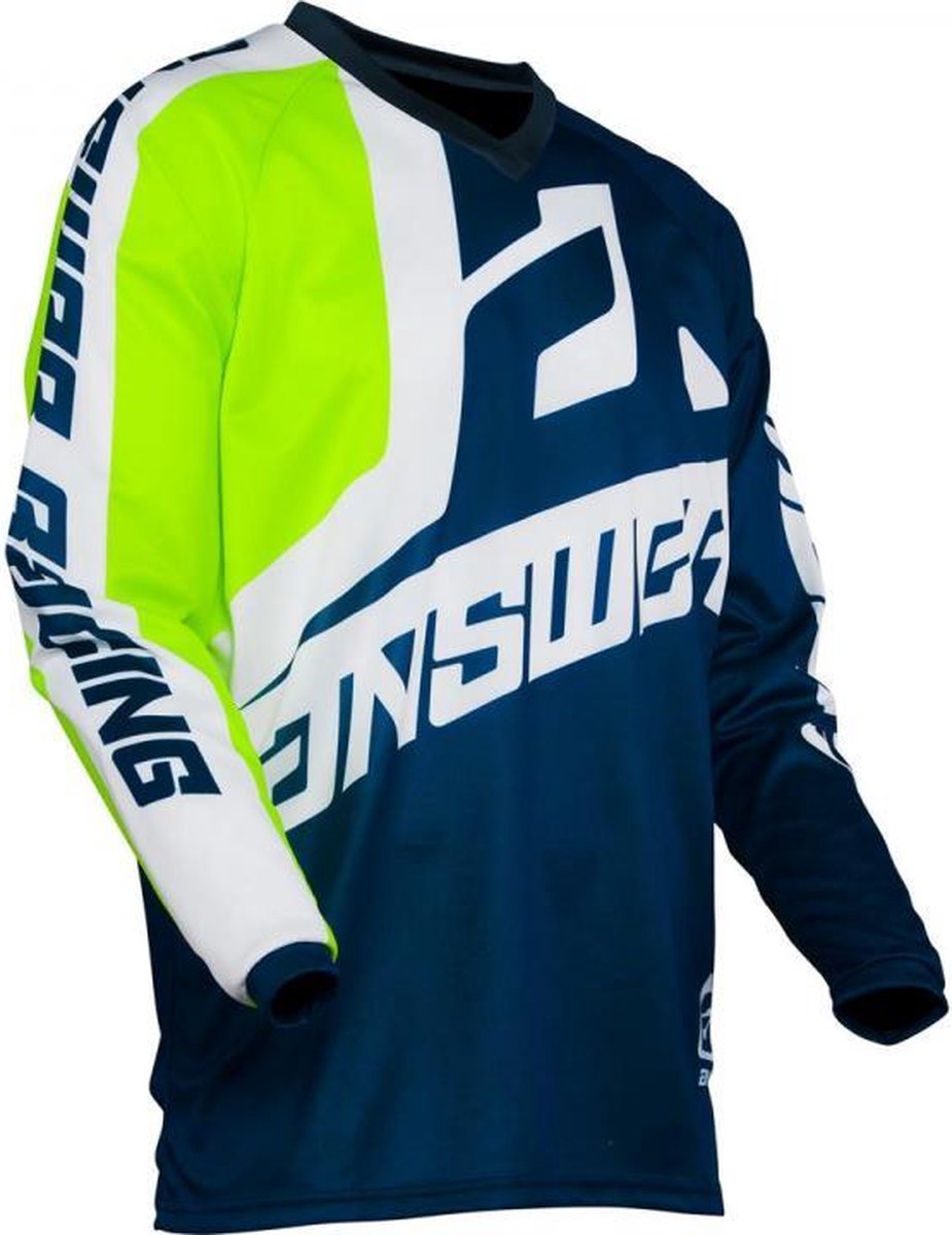 Maillot tee shirt pour moto cross enduro Taille L Answer Syncron Voyd Hyper Acid vert