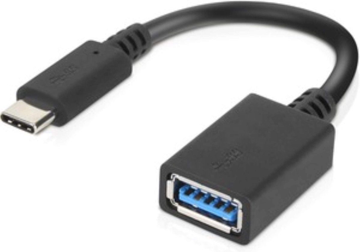 Lenovo - USB-adapter - USB type A (V) naar USB-C (M) - USB 3.0 - 5 V - 2 A - 14 cm - voor 100e (1st Gen) 730S-13 Chromebook C330 S330 Flex 6-14 L340-15 L340-17 Yoga S730-13
