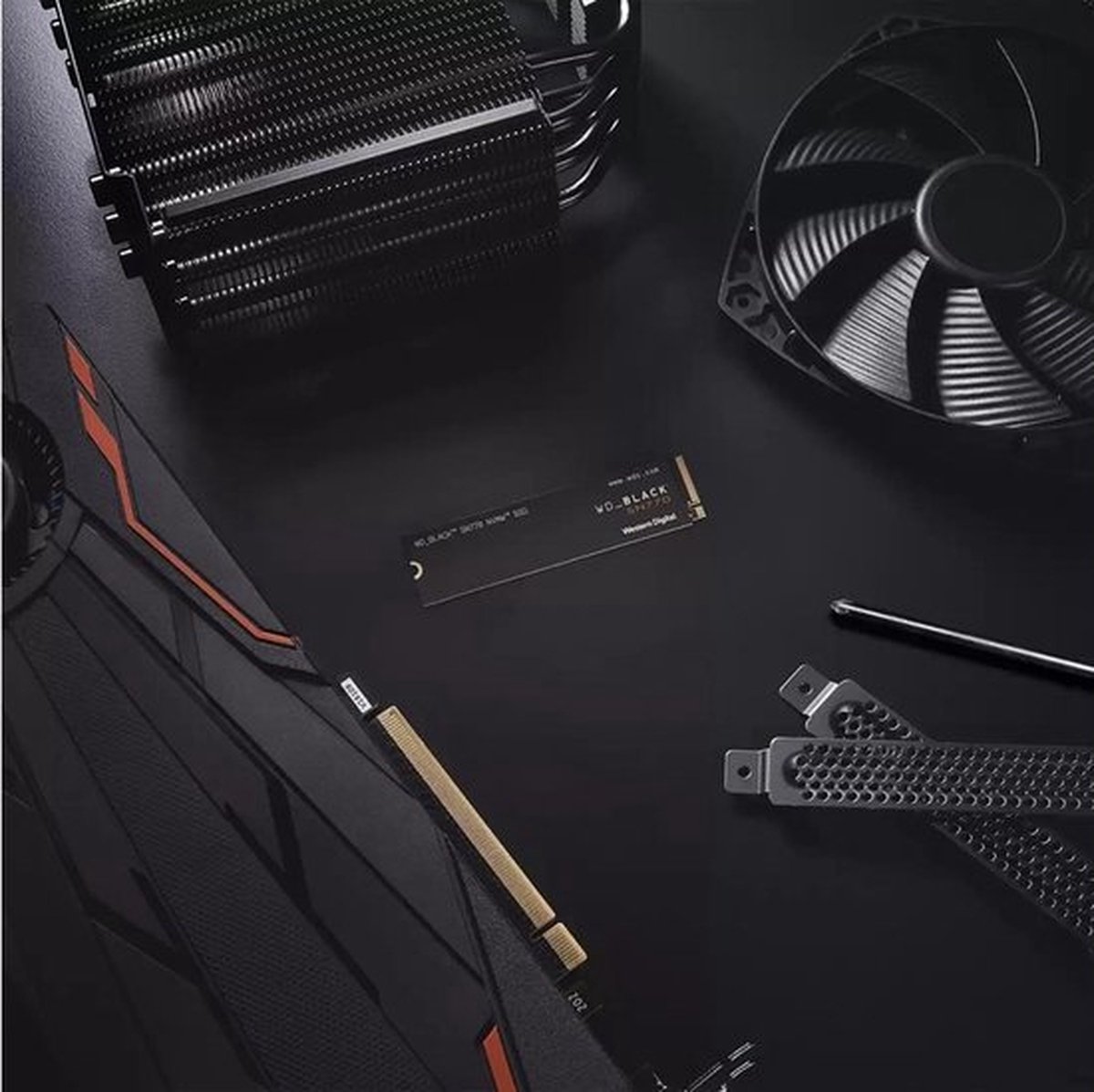 Orijinal batı dijital W-D NVMe dahili oyun katı hal sürücü Gen4 PCIe M.2 2280 SS