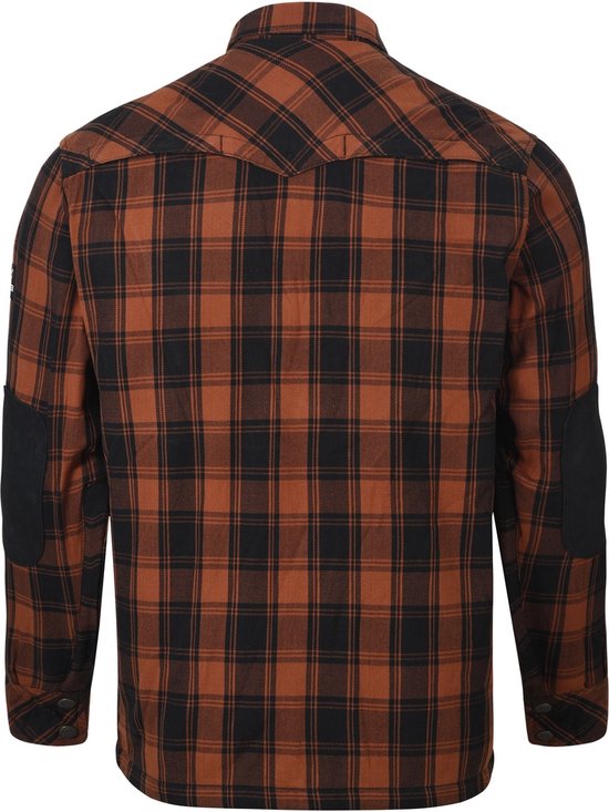 Chemise De Moto Bores Lumberjack Pour Homme - Premium - Orange Foncé