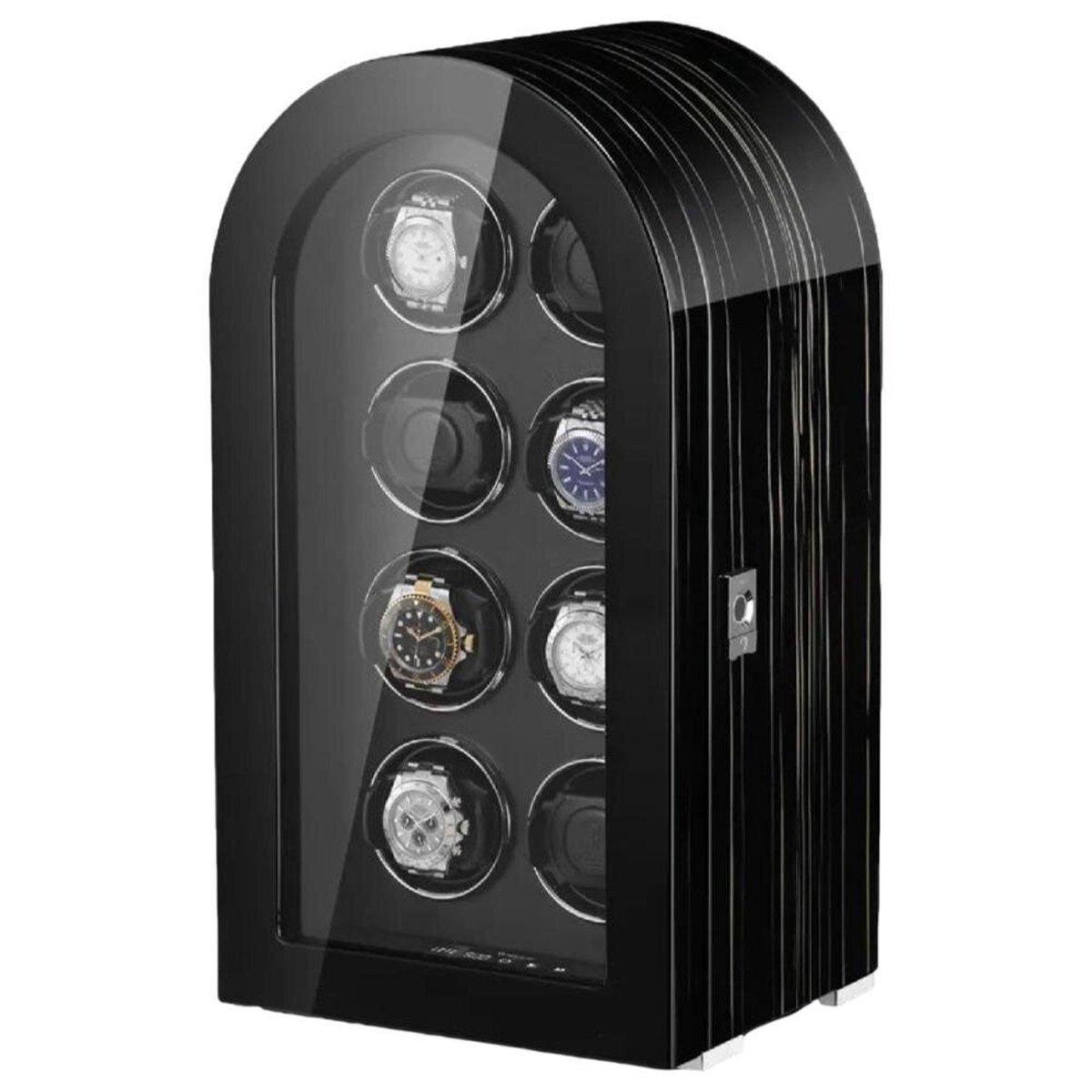 Modalo - 5908614 - Watch Winder voor 8 Horloges - zwart - Monument