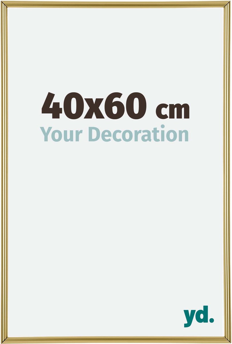 yd. Your Decoration - Fotolijst 40x60 cm - Kunststof - Goud - Annecy