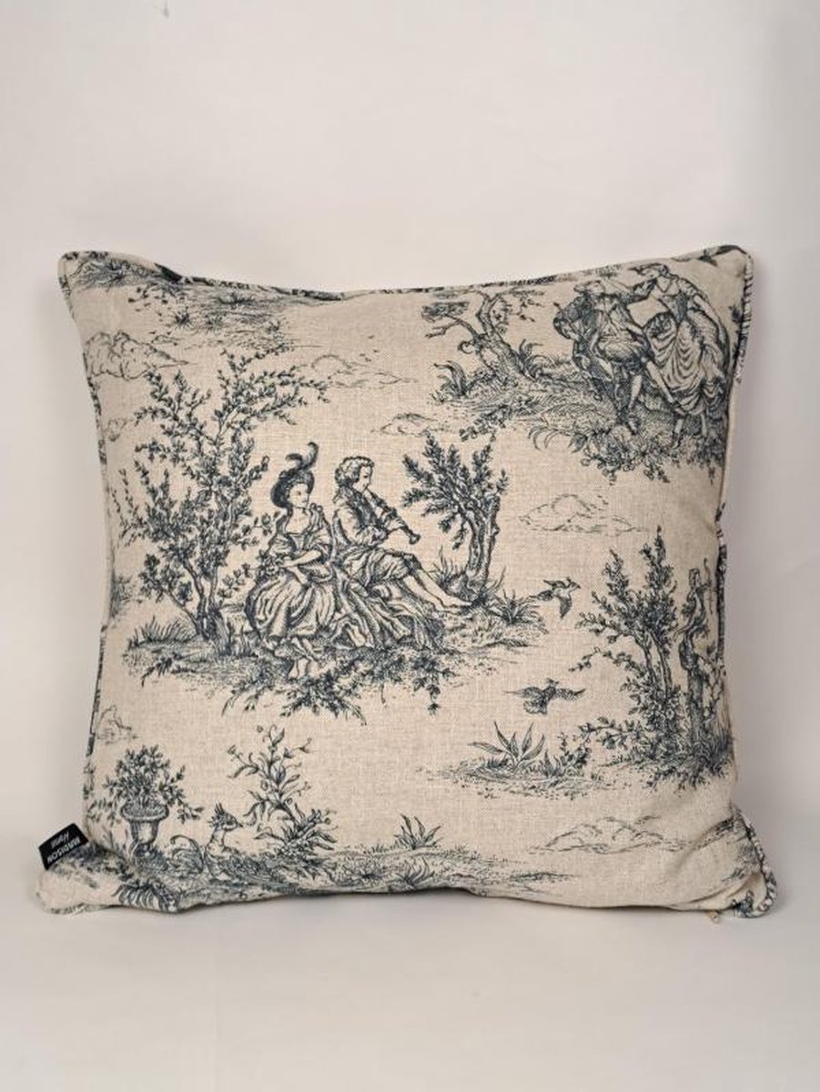 Madison Home Madison sierkussen 60x60cm Toluca Blue Blauw