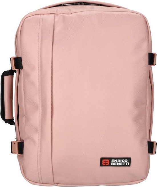 KLM & Transavia Rugzak 40x30x20 cm - Underseater - Handbagage Tas 40x30x20 - 15 inch Laptopvak - Roze