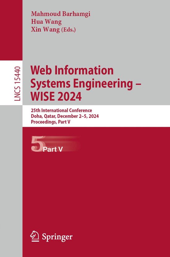 Springer Nature Proceedings Computer Science 5 - Web Informa ... - cover