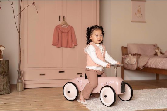 Voiture rétro Little Dutch rose bol