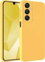 Coque adaptée pour Samsung A16 coque en Siliconen - coque adaptée pour Samsung Galaxy A16 coque Siliconen - jaune