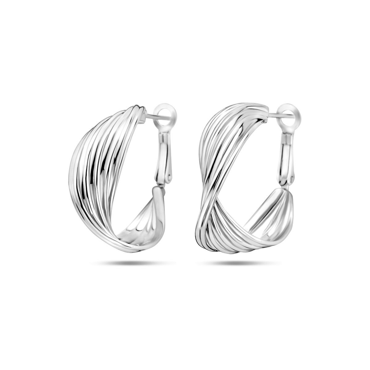 Zilver Gerhodineerd Oorringen 31 Mm 1339811