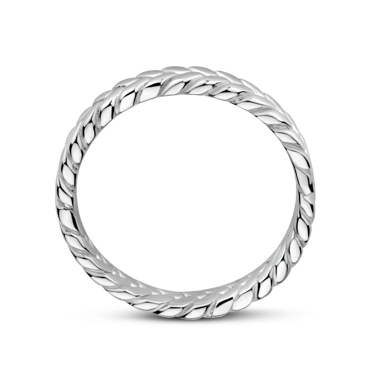 Gerhodineerd Zilver Ring 1335259