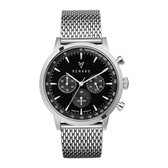 Renard Grande Chrono Silver Black Milanese Silver - RC402SS31MSS - Horloge - Staal - Zilver - 40mm