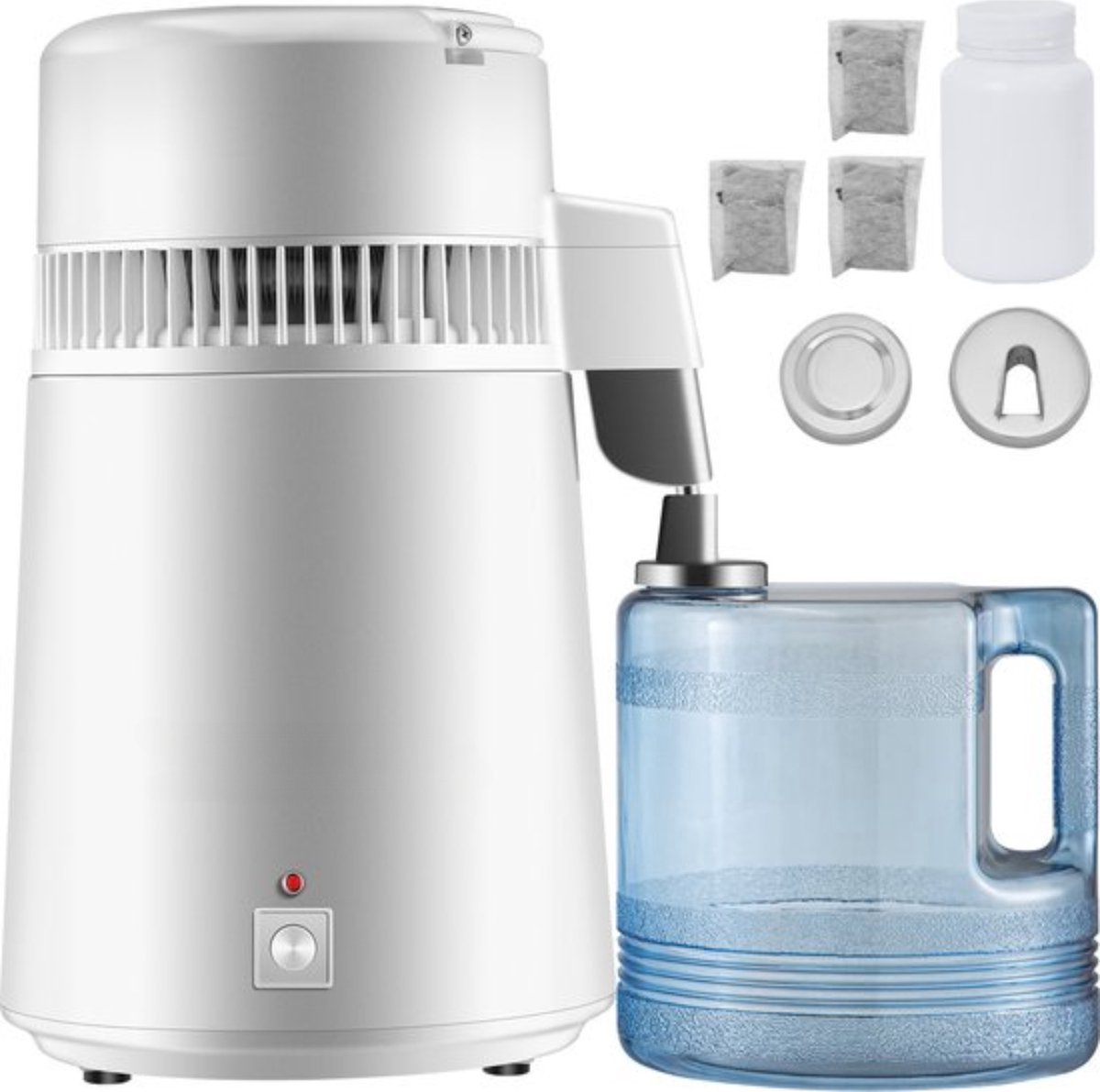 Happyment Destilleerapparaat 4L- Distiller - Destilleer Ketel - Destilleren - Wateronthard