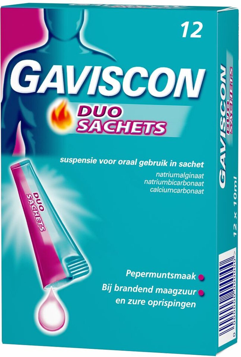 Goedkoopste Gaviscon Duo Sachets - 3 x 12 sachets