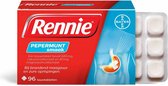 Rennie Pepermunt Kauwtabletten - 3 x 96 tabletten