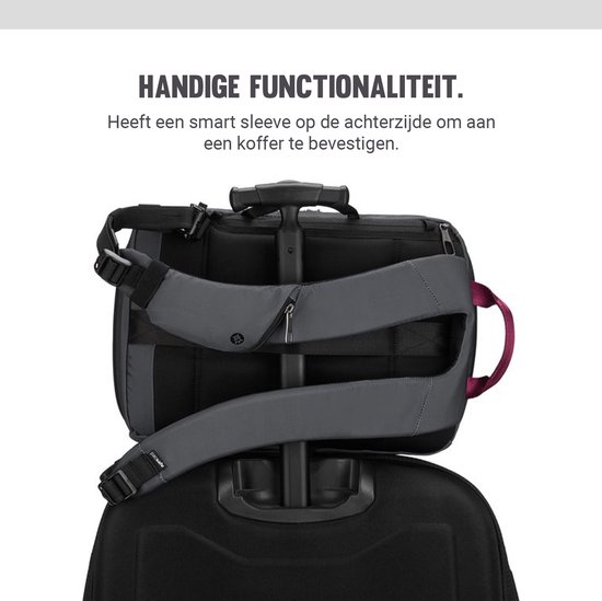 pacsafe Sac à dos de loisirs Sac à dos pour ordinateur portable Metrosafe X 13" Commuter Backpack 11L Slate Gris foncé