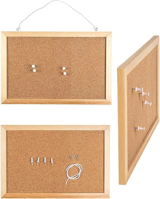 Prikbord kurk 60x40 cm kopen? Wanddecoratie