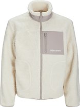 Jack & Jones - Veste d'extérieur pour homme Vesterbro Teddy Jacket - Wit - Taille XXL