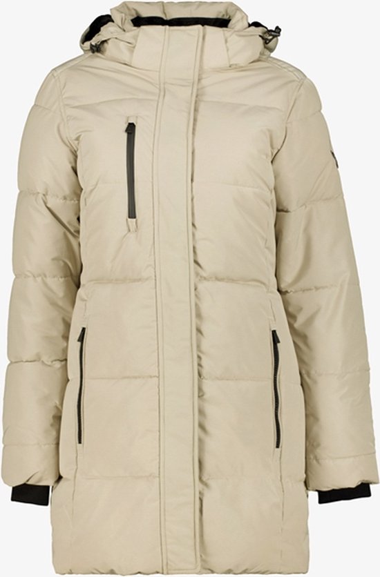 Dames Cognac Parka leren trenchcoat jas – BK Leder